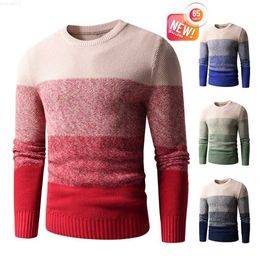 Men's Sweaters Men 2021 Autumn New Classic Cotton Warm Thick Crewneck Sweaters Pullovers Coat Men Winter Casual Vintage Soft Sweater Men L230719