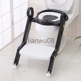 Potties Seats Baby Toilet Ladder Chair Potty Seat Step Up Toddler Toilet Training Step Stool for Girls and Boys x0719