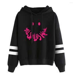 Men's Hoodies Charli Damelio All Smiles Here Logo Merch Pullover Hoodie Fashion Sweatshirt Tracksuit