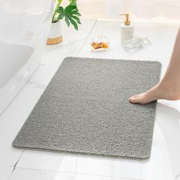Bath Mats Mat Waterproof Bathroom Carpet Multi Holes Stains Resistant Secure Home Stuff