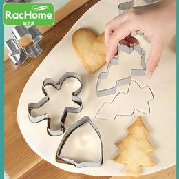 Baking Tools Christmas Cookie Cutter Set Stars Heart House Bell Biscuit Fondant Mould Stainless Steel Cutters 15pc/set