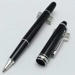 Ballpoint Pen 163 Fountain pen Roller Pens Ballpoint Pen finely lasered on the rhodium-coated Au office school Writing pen 236A