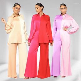 Ethnic Clothing 2023 In Matching Patchwork African Sets For Women Elagant Lady Party Wear Top And Pant Suits Nigerian 2 Piece Casual Outfits