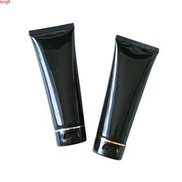 30pcs 100ml 200ML black Plastic Soft Tubes Empty Cosmetic Cream Emulsion Lotion Packaging Containershigh qty329O