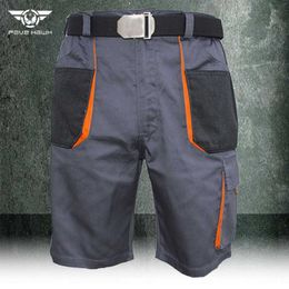 Men's Shorts Men's Cargo Shorts Multi-pocket Hard-wearing Work Pants Summer Beach Casual Loose Shorts Electrician Auto Repair Shorts Male L230719