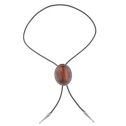 Bolo Ties PU Bolo Tie Necktie Costume Unisex Fancy Dress Shirts Halloween Accessories HKD230719