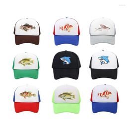 Ball Caps 2023 Summer Acrylic Cartoon Print Casquette Baseball Cap Adjustable Breathable Mesh Outdoor Snapback Hats For Men And Women 192