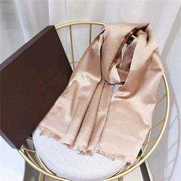 womens silk scarf gold wire fashion Unisex Man Women 4 Season Lame Shawl Pashmina Letter Wrap Scarves 180x90cm With box option305e