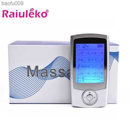 Smart Health 16 Mode Digital Electronic Pulse Massager Muscle Stimulator Pain Relief Machine Electro Body Massage Device L230520