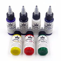 7 Colours tattoo ink body painting high quality pigment 30 ml per bottle tattoo paint suppliesTattoo241B