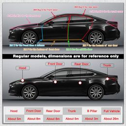 4 Metres Door Seal Strip D Shape Noise Insulation Weatherstrip Front Rear Windshield Edge Sealing Accessories For Car303m