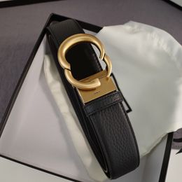 Mens Designer Belt Luxury Womens Belts Gold Smooth Buckle Genuine Leather Belt Womans Waistband Cintura Ceintures Fashion Belts 237176D