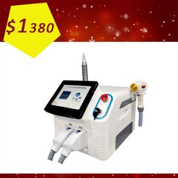 Portable 808nm picosecond diode laser 2 in 1 Multifunctional Beauty Machine for hair wash colors pigment ance tattoo removal price