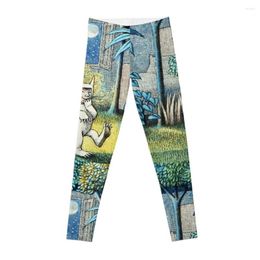 Active Pants Where The Wild Things Are - Max In Jungle Leggings Jogging Women Push Up