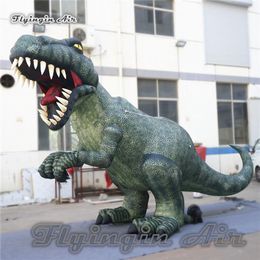 Customised Large Inflatable T-Rex Cretaceous Animal Model 3m 5m Giant Air Blow Up Fierce Dinosaur Balloon For Zoo And Park Decorat219d