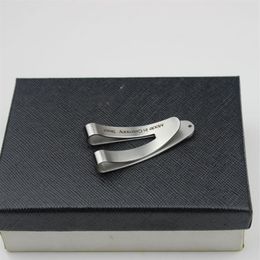 316L Stainless steel polishing Money clip for man or women no with box269l