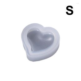 Bakeware Tools Silicone Cake Mould Heart DIY Crystal Epoxy Glue Shape Jewellery BW