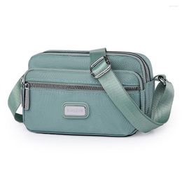 Evening Bags Women Shoulder Bag Multi-pockets Nylon Cell Phone Waterproof Fashion Simple Casual Portable Trendy Handbag Satchel