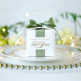 Gift Wrap Wedding Favors Box Souvenirs With Ribbon Candy es For Christening Baby Shower Birthday Event Party Supplies 220919 LL