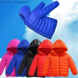 Down Coat Girls' autumn cotton jacket thin boys' Hoodie warm coat winter children's clothing children 1 to 8 years old park Z230719