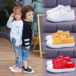 White Kids Shoes Classic Casual Canvas Shoes Breathable Boys Sneakers Brand Toddler Girls Sport Running Shoes Children Trainers L230518