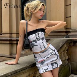 Women's Two Piece Pants Dresses for Women Slim Fit Printed 2 Sexy Off Shoulder Top Casual Short Skirt Fashion Outfit dress sets 230718