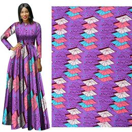 arrive New Polyester Wax Prints Fabric Ankara Binta Real Wax cloth High Quality 6 yards lot African Fabric for Party Dress251d