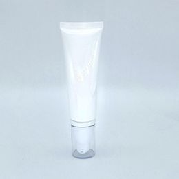 Storage Bottles Empty 50ML White Plastic Recycled Airless Cosmetic Tube