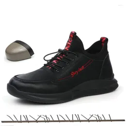 Boots Men Steel Toe Work Safety Shoes Outdoor Waterproof Breathable Protective Motorcycle Sneakers Tactical