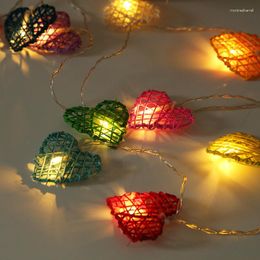 Strings LED Ratten Lighting Decorative String Lights Living Room Indoor For Bedroom Wedding Party Decor