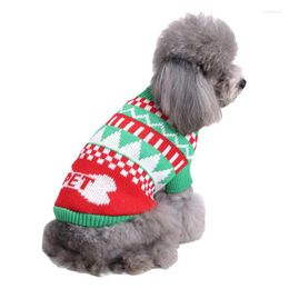 Dog Apparel Christmas Pet Clothes Warm Sweater Cute Lightweight Costume Winter Coat Funny Convenient For Veterinar