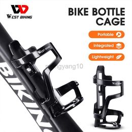 Water Bottles Cages WEST BIKING Bicycle Bottle Holder MTB Road Bike Lightweight Bottle Cage Mount Cycling Triathlon Cup Holder Bike Accessories HKD230719