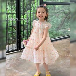 Girl Dresses Girls' Dress Summer Korean Edition Baby Fragmented Yarn Fashionable Little Princess