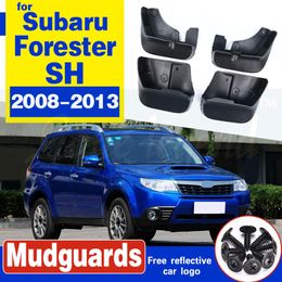 Set Car Mud Flaps For Subaru Forester SH 2008 2009 - 2013 Mudflaps Splash Guards Mud Flap Mudguards Fender Front Rear 2010 2012312j