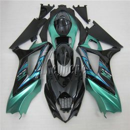 Full ABS plastic fairing kit for Suzuki GSXR1000 2007 2008 green black fairings set gsxr 1000 07 08 OY53276J