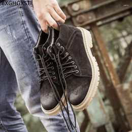 Boots Military For Men Male Leather Casual Shoes Man Tactical Ankle 2023 Snow Winter