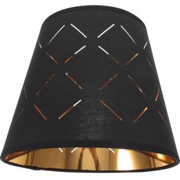 Wall Lamp Shade Decorative Lampshades Floor Bedside Light Cover Indoor Fabric Black Table Desk Modern