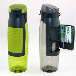 Water Bottles 750ml Portable Outdoor Space Water Cup Ftness Cycling Kettle Storage Key card Outdoor Gym Sports Water Bottle Garrafa Termica 230718