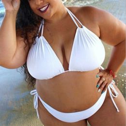 Women s Plus Size Swimwear Women Solid Push Up Padded Bra Swimsuit 2023 Summer Bikini Set Bathing Suit Brazilian Biquini 230719