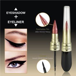 Eye ShadowLiner Combination Eyeshadow eyeliner waterproof eye shadow pencil hypoallergenic highlight 2 in 1 multidimensional 230719