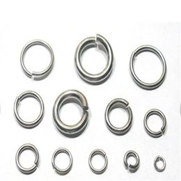 More pick Size Strong DIY jewelry finding & Components Stainless steel Jump Ring & split ring fit Necklace343Y