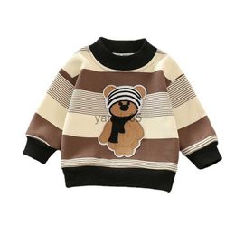 Pullover New Autumn Winter Children Girls Clothes Baby Boys Fashion Thick T-Shirt Toddler Casual Costume Kids Sweater Infant Sportswear HKD230719