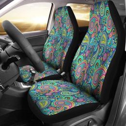 Car Seat Covers Paisley Peace Chakra | Give Your A Makeover! 202820 Pack Of 2 Universal Front Protective Cover