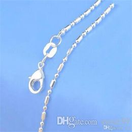 Whole- New Jewellery Chains 18 925 Sterling Silver Link Necklace Set Chains Lobster Clasps Mix 20 Styles 249d