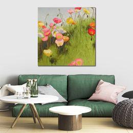 Beautiful Landscapes Canvas Art Spring Thanks Giving Handmade Oil Painting for Bedroom Wall