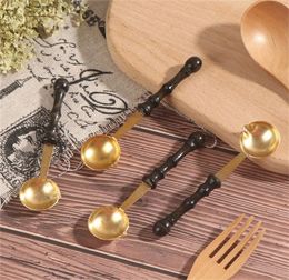 High Quality Wax Stamp Sealing Spoon Vintage Wood Handle Sealing Wax Spoon Anti Hot JL1622