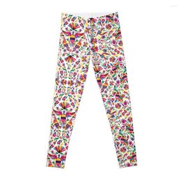 Active Pants Otomi Mexican Traditional Crafts Leggings Gym Clothing Womans Workout Clothes For Women