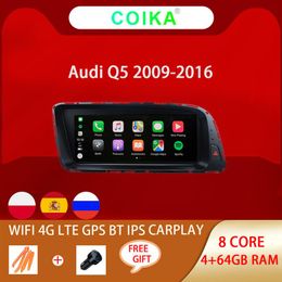 8 Core Android 10 0 System Car DVD Player Head Unit IPS Screen For Audi Q5 2009-2016 Google WIFI 4G LTE BT Carplay 4 64G RAM GPS N268j