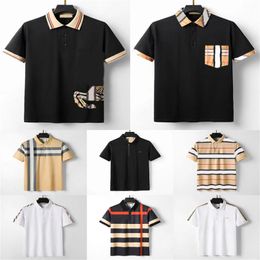 88Summer Designer Polo Shirt BB Men Tshirt Womens Designer di lusso per uomini Tops Polos Polos Thirt da ricamo abbigliamento Tshirt a maniche corte Magliette