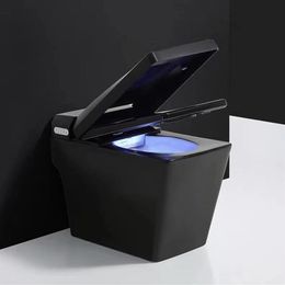 matt black Wall-mounted integrated smart toilet Seats automatic flushing deodorizing WC multi-function OEM bathroom sanitary ware 248O